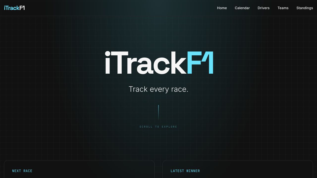 iTrackF1 yarış takip platformu